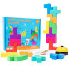 Wooden Russian building blocks for early childhood education, building block games, puzzle toys