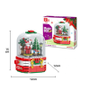 Christmas Building Music Box Christmas Tree Rotating Light Building Blocks Assembly Kids Toys