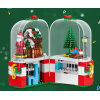 Christmas Building Music Box Christmas Tree Rotating Light Building Blocks Assembly Kids Toys
